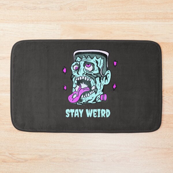 Item preview, Funny Frankenstein Stay Weird Classic Horror Illustration designed and sold by beboplab.