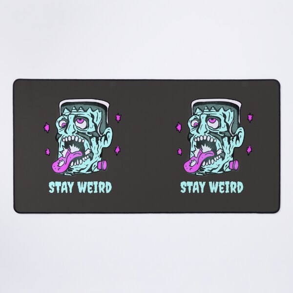 Item preview, Funny Frankenstein Stay Weird Classic Horror Illustration designed and sold by beboplab.