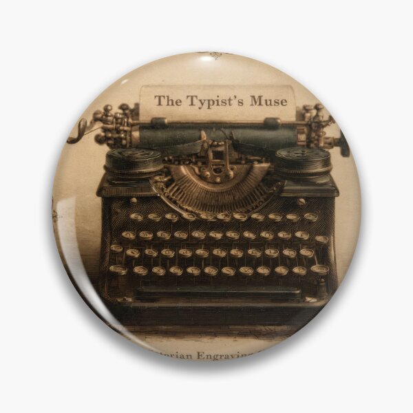 Item preview, T-Shirt - Sticker - The Typist’s Muse: Victorian Craft designed and sold by ForeverPrintsOK.