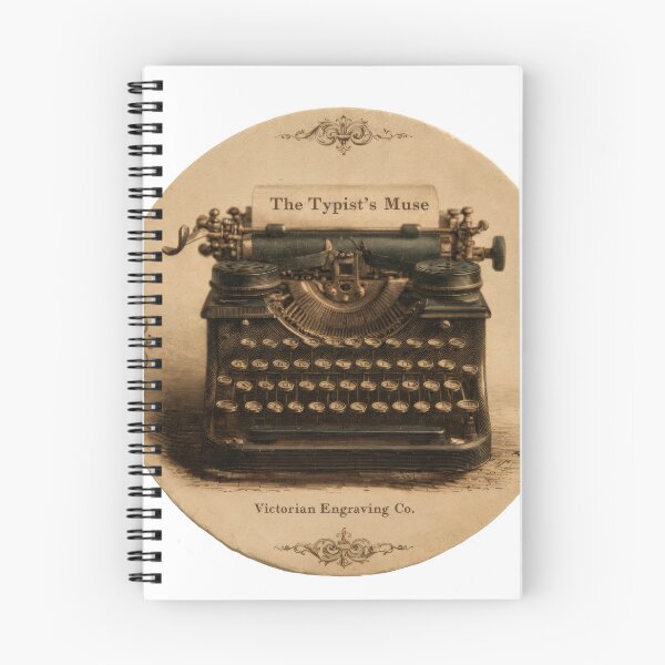 Item preview, T-Shirt - Sticker - The Typist’s Muse: Victorian Craft designed and sold by ForeverPrintsOK.