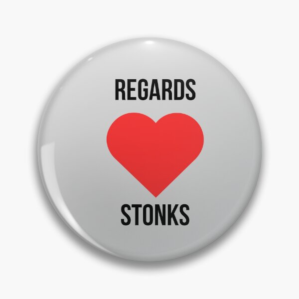 Item preview, Funny trader gift - Regards heart stonks - WSB humor designed and sold by Bullrunprints.