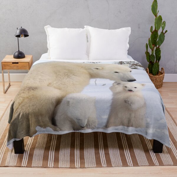 Item preview, Mother polar bear & her two cubs designed and sold by Marion Joncheres.