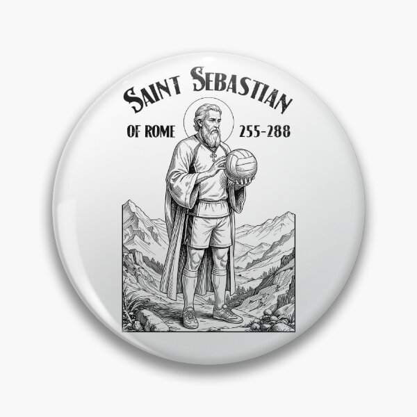 Item preview, Volleyball Player Funny Patron Saint Sebastian Sport designed and sold by GrandeDuc.