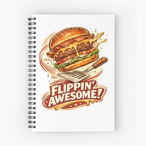 Item preview, Flippin Awesome: Playful Humor Spatula Burger Comedy Design designed and sold by irfanshikh.