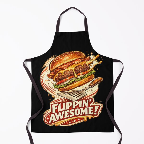 Item preview, Flippin Awesome: Playful Humor Spatula Burger Comedy Design designed and sold by irfanshikh.