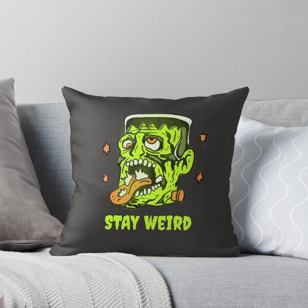 Item preview, Funny Frankenstein Stay Weird Classic Horror Illustration designed and sold by beboplab.