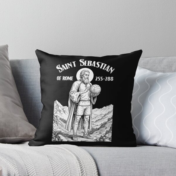 Item preview, Volleyball Player Funny Patron Saint Sebastian Sport designed and sold by GrandeDuc.