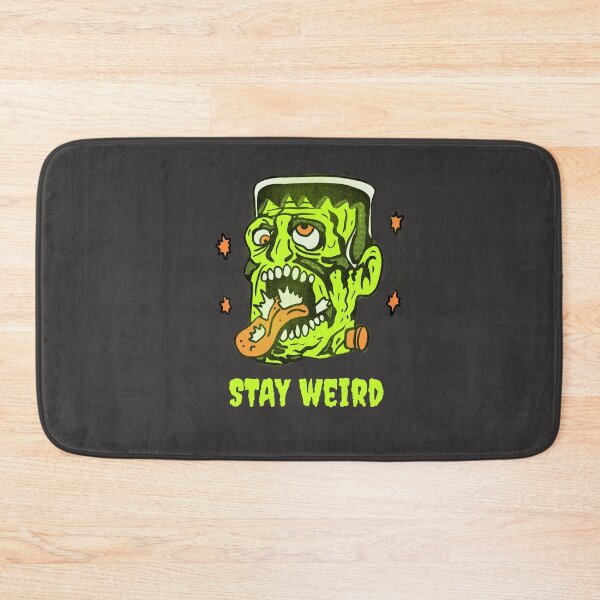 Item preview, Funny Frankenstein Stay Weird Classic Horror Illustration designed and sold by beboplab.