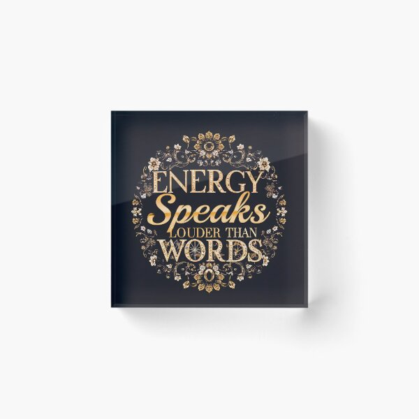 Item preview, Energy Speaks Louder Gilded Diamond Luxury designed and sold by TrinovaCreates.