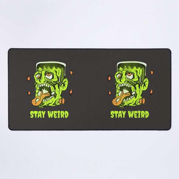Item preview, Funny Frankenstein Stay Weird Classic Horror Illustration designed and sold by beboplab.