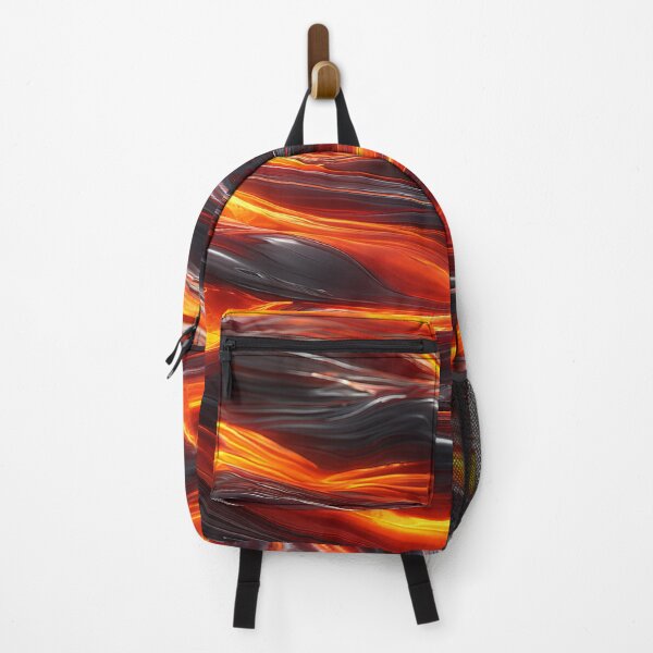 Item preview, Glowing Magma River Liquid Lava Wave Pattern designed and sold by Aimaniia666.