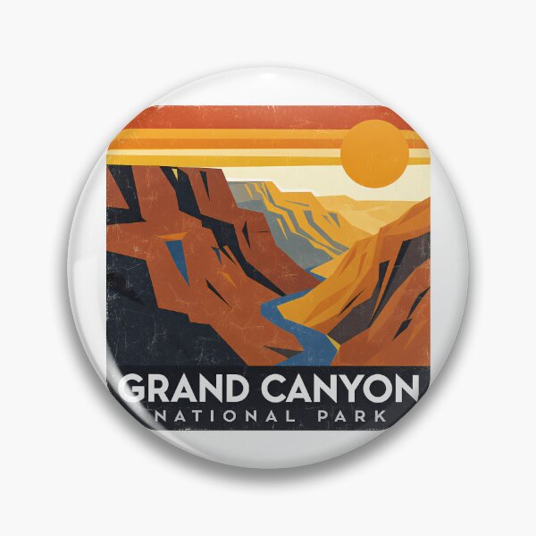Item preview, Grand Canyon National Park Minimal Bauhaus Poster - Abstract Arizona Desert Art designed and sold by OzzFrequency.