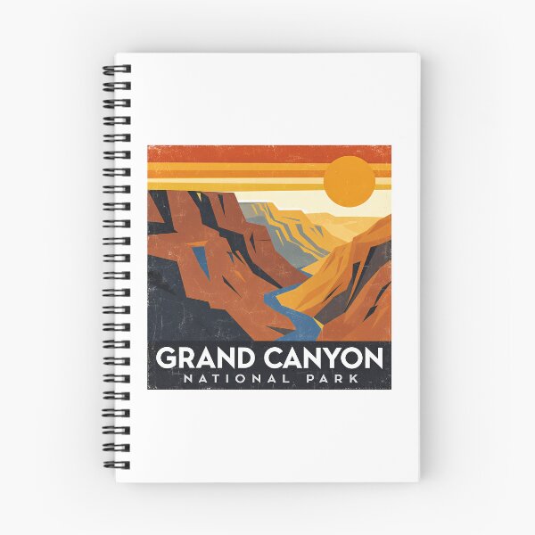 Item preview, Grand Canyon National Park Minimal Bauhaus Poster - Abstract Arizona Desert Art designed and sold by OzzFrequency.