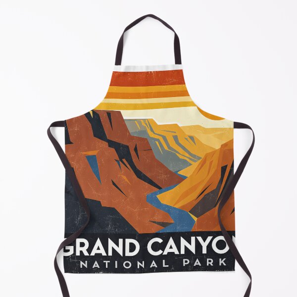 Item preview, Grand Canyon National Park Minimal Bauhaus Poster - Abstract Arizona Desert Art designed and sold by OzzFrequency.