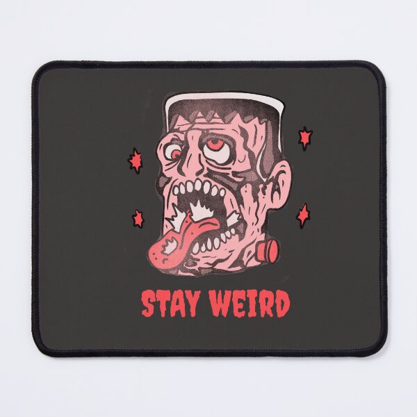 Item preview, Funny Frankenstein Stay Weird Classic Horror Illustration designed and sold by beboplab.