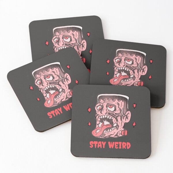 Item preview, Funny Frankenstein Stay Weird Classic Horror Illustration designed and sold by beboplab.