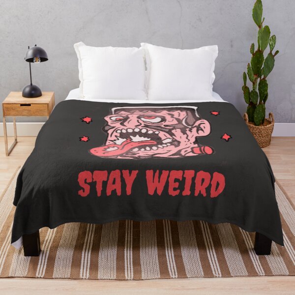 Item preview, Funny Frankenstein Stay Weird Classic Horror Illustration designed and sold by beboplab.