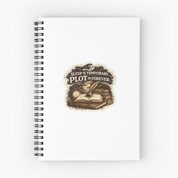 Item preview, Sleep Is Temporary Plot Is Forever – Bookish Reader designed and sold by Zelio69.