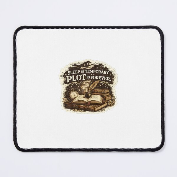 Item preview, Sleep Is Temporary Plot Is Forever – Bookish Reader designed and sold by Zelio69.
