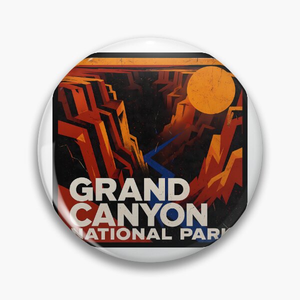 Item preview, Grand Canyon National Park Minimal Bauhaus Poster - Abstract Arizona Desert Art designed and sold by OzzFrequency.