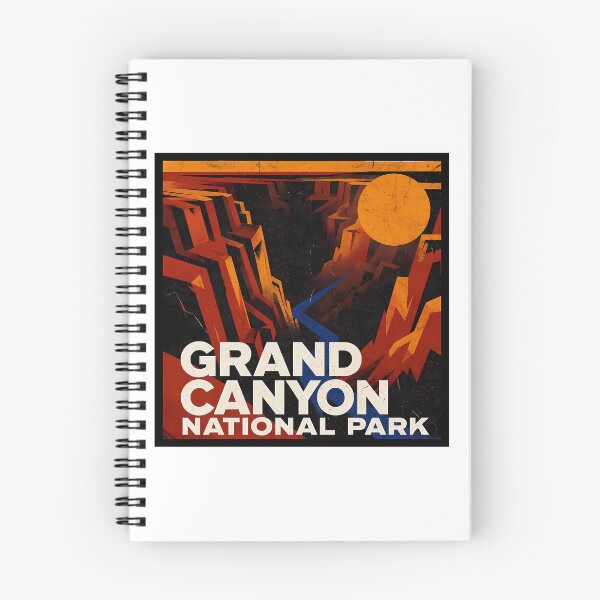 Item preview, Grand Canyon National Park Minimal Bauhaus Poster - Abstract Arizona Desert Art designed and sold by OzzFrequency.