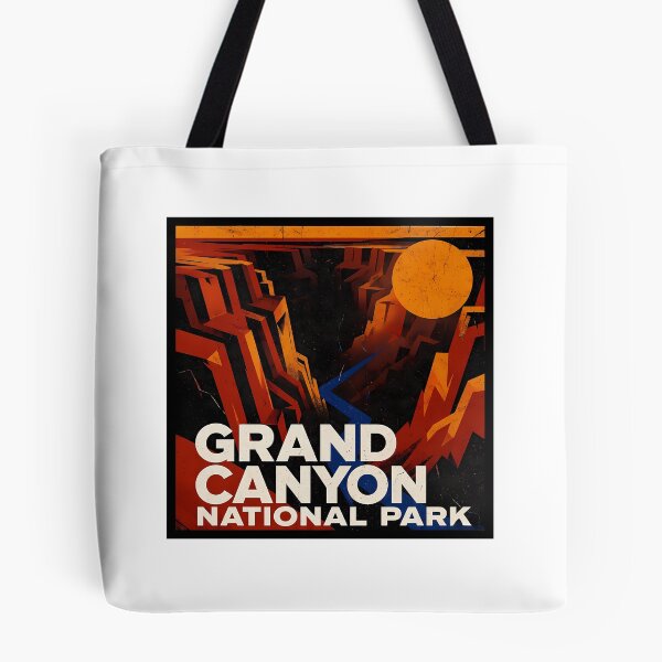 Item preview, Grand Canyon National Park Minimal Bauhaus Poster - Abstract Arizona Desert Art designed and sold by OzzFrequency.