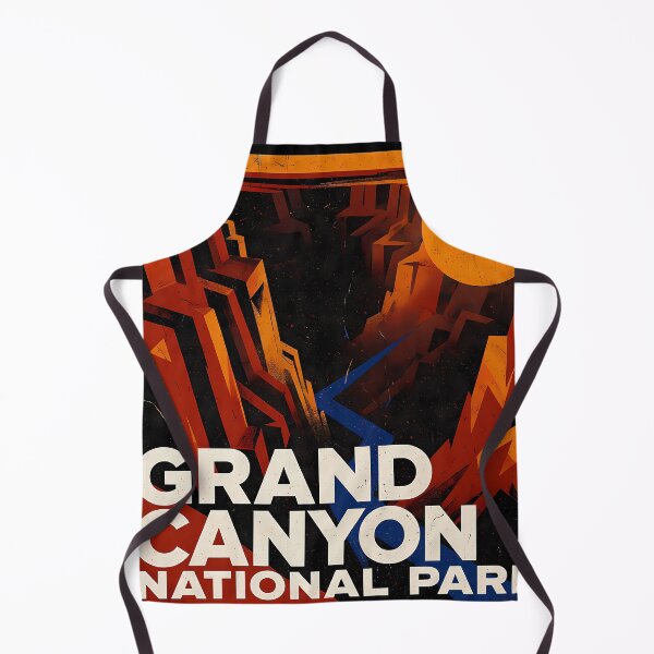 Item preview, Grand Canyon National Park Minimal Bauhaus Poster - Abstract Arizona Desert Art designed and sold by OzzFrequency.