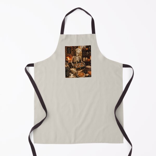 Item preview, Baking Bones — Cozy Halloween Skeleton Baker designed and sold by Novel Works Studio.