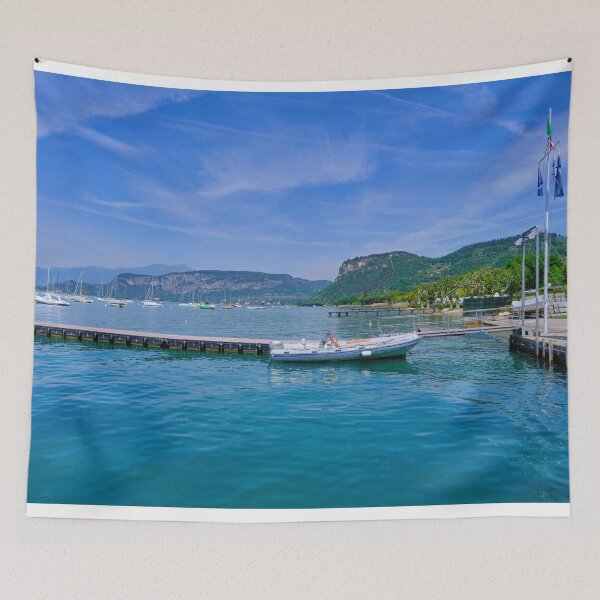 Item preview, Lake Promenade at Bardolino looking towards Centro Nautico designed and sold by Violaman.