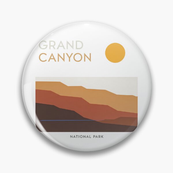 Item preview, Grand Canyon National Park Minimal Bauhaus Poster - Abstract Arizona Desert Art designed and sold by OzzFrequency.
