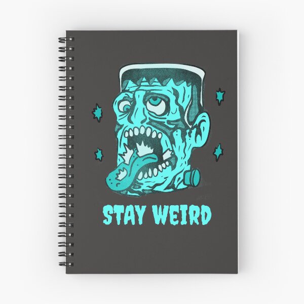 Item preview, Funny Frankenstein Stay Weird Classic Horror Illustration designed and sold by beboplab.