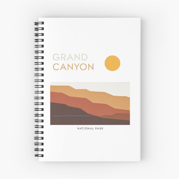 Item preview, Grand Canyon National Park Minimal Bauhaus Poster - Abstract Arizona Desert Art designed and sold by OzzFrequency.