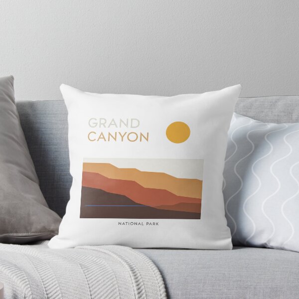 Item preview, Grand Canyon National Park Minimal Bauhaus Poster - Abstract Arizona Desert Art designed and sold by OzzFrequency.