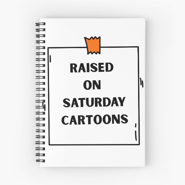 Item preview, Raised on Saturday Cartoons | Retro Nostalgia Gifts for Old School Lovers designed and sold by BrokenLabel.