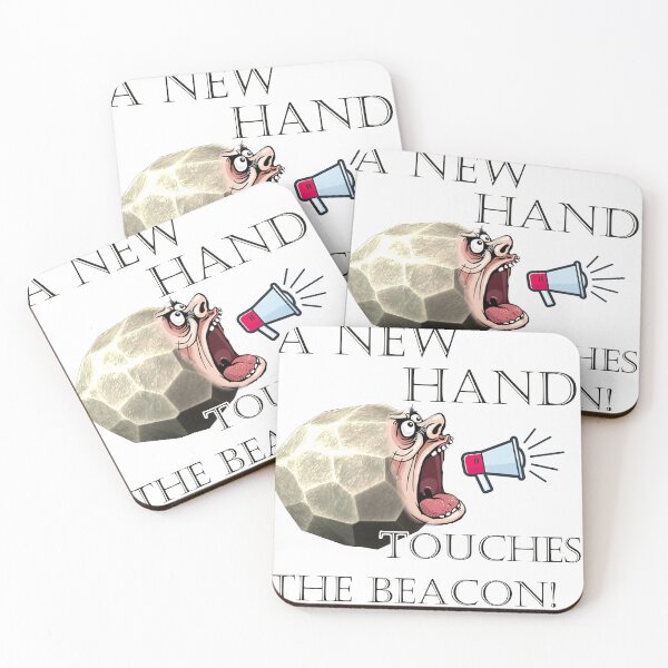 Item preview, A New Hand Touches the Beacon — Funny Skyrim Elder Scrolls Meme designed and sold by DaedricMemes.