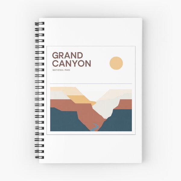 Item preview, Grand Canyon National Park Minimal Bauhaus Poster - Abstract Arizona Desert Art designed and sold by OzzFrequency.