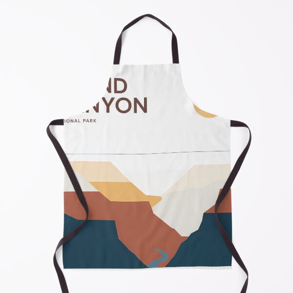 Item preview, Grand Canyon National Park Minimal Bauhaus Poster - Abstract Arizona Desert Art designed and sold by OzzFrequency.