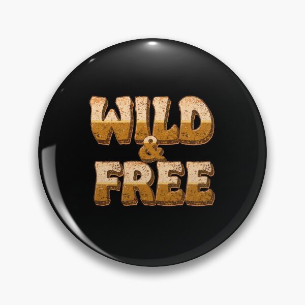 Item preview, Wild and Free - Retro 70s Groovy Typography Aesthetic designed and sold by Larams Studio.