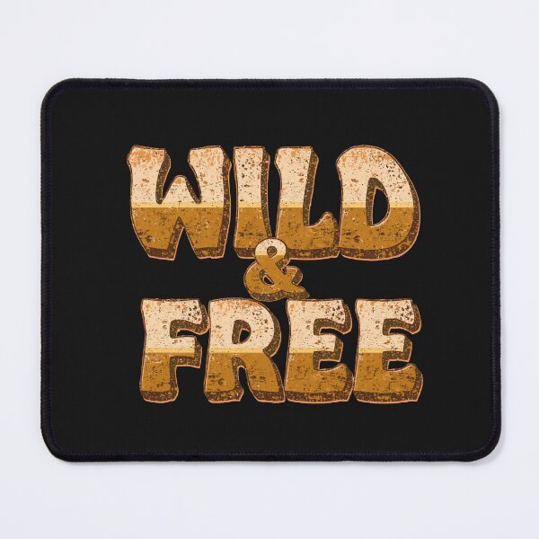 Item preview, Wild and Free - Retro 70s Groovy Typography Aesthetic designed and sold by Larams Studio.