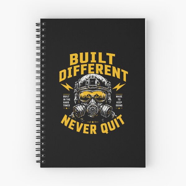 Item preview, Built Different Never Quit Motivational Warrior Mindset Design designed and sold by w1ckerman.