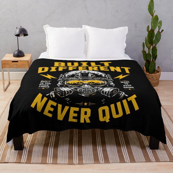 Item preview, Built Different Never Quit Motivational Warrior Mindset Design designed and sold by w1ckerman.
