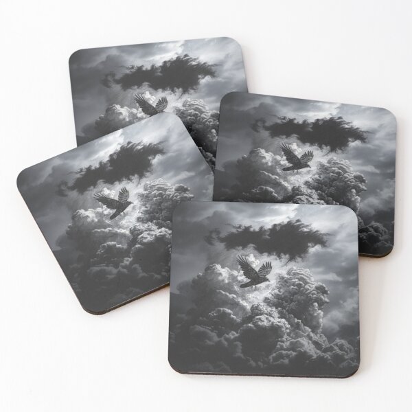 Item preview, A Crow flying through storm clouds, Birds in Motion designed and sold by CDC40.
