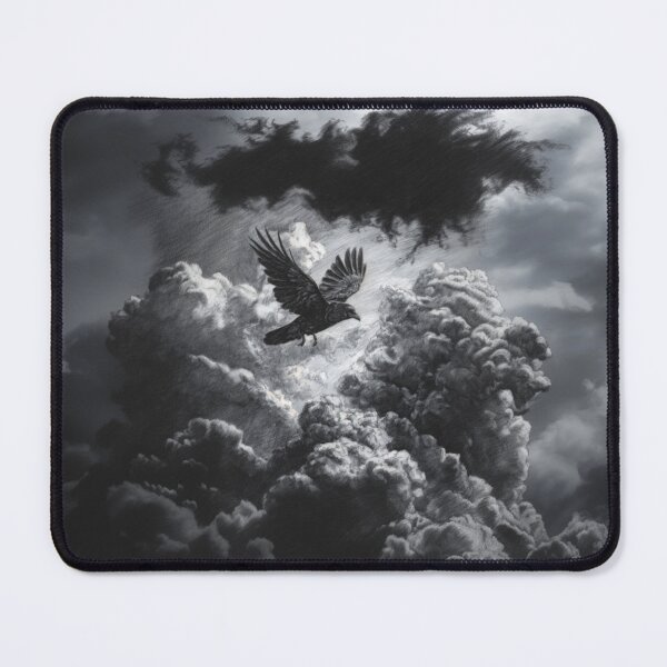 Item preview, A Crow flying through storm clouds, Birds in Motion designed and sold by CDC40.