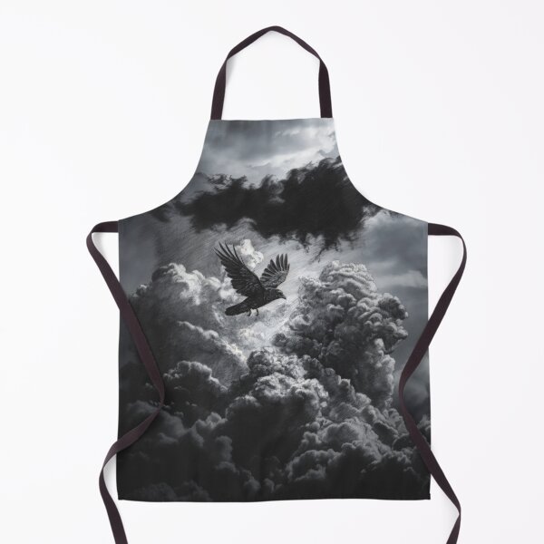 Item preview, A Crow flying through storm clouds, Birds in Motion designed and sold by CDC40.