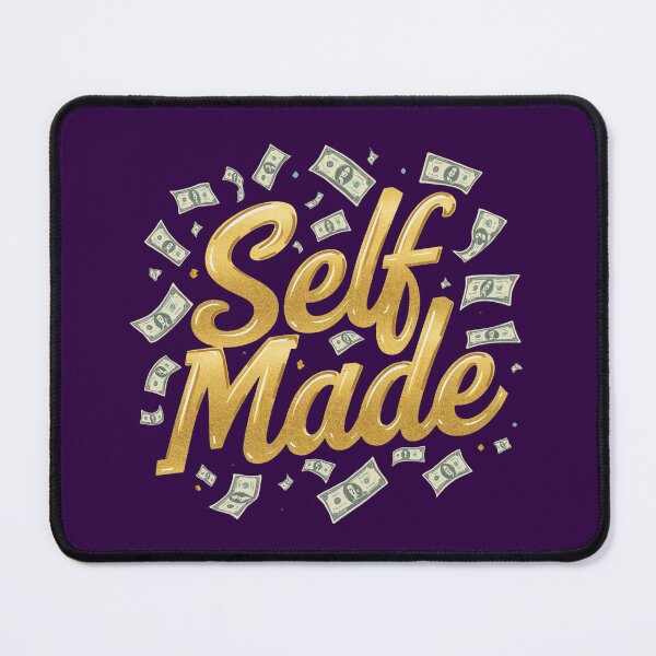 Item preview, Self Made Gold Typography Hustle Entrepreneur Quote designed and sold by ANJ Creative Designs.