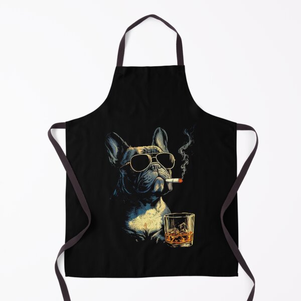 Item preview, Bulldog Smoking Cigarette Funny Dog Meme designed and sold by suhairee-studio.