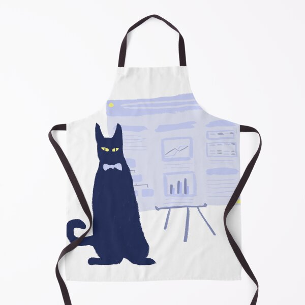 Item preview, Cat Presenting a Poster designed and sold by corduroycat.