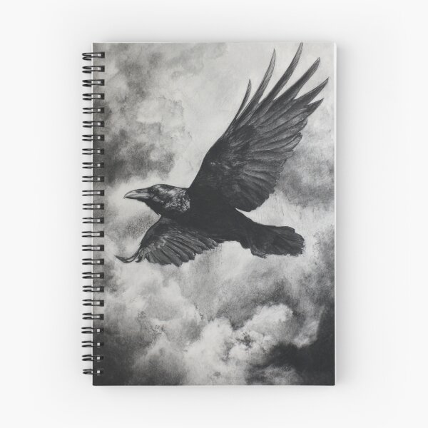 Item preview, A Crow flying through storm clouds, Birds in Motion designed and sold by CDC40.