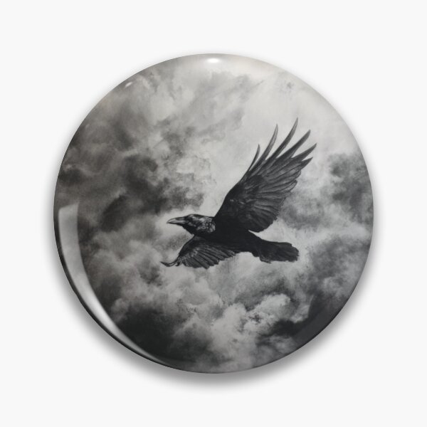 Item preview, A Crow flying through storm clouds, Birds in Motion designed and sold by CDC40.