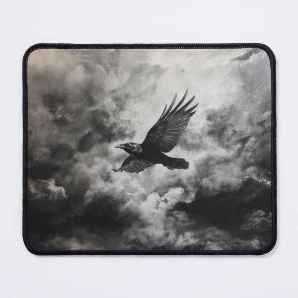 Item preview, A Crow flying through storm clouds, Birds in Motion designed and sold by CDC40.